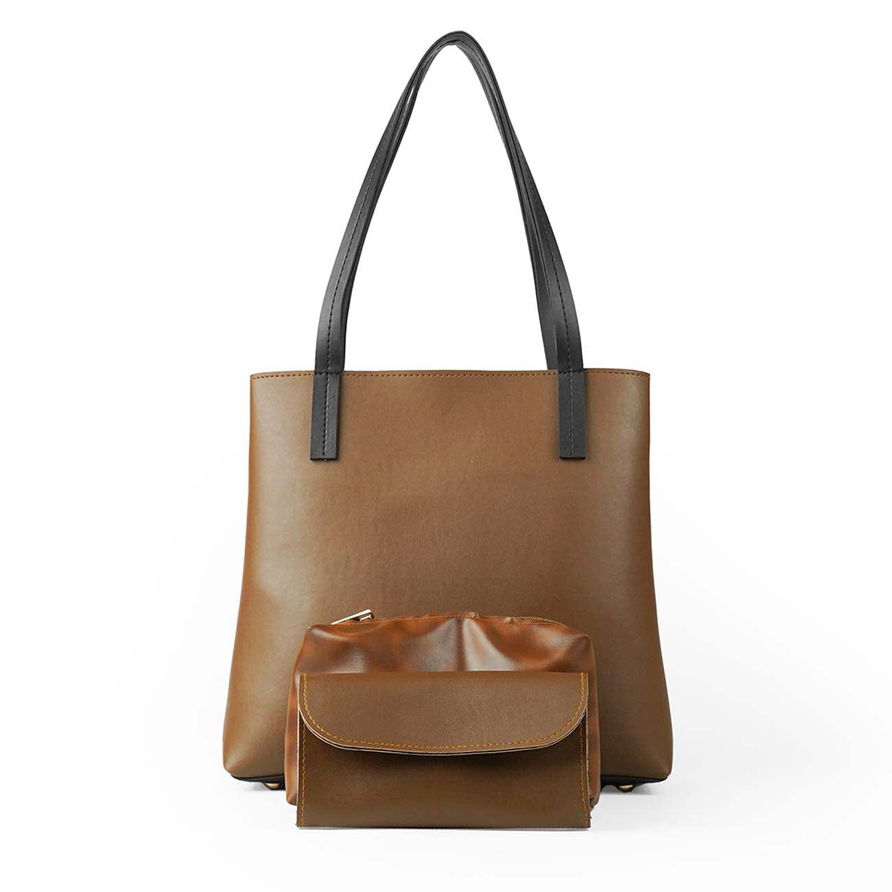 Suave Tote Bag set of 3 Brown