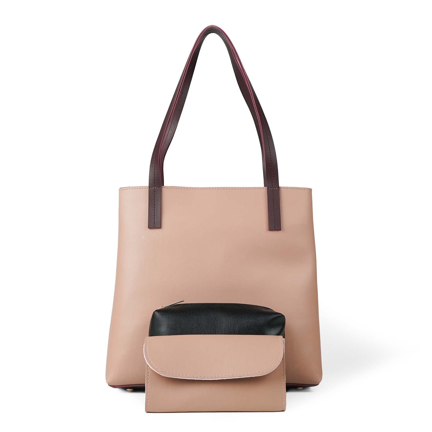 Suave Tote Bag set of 3 Peach