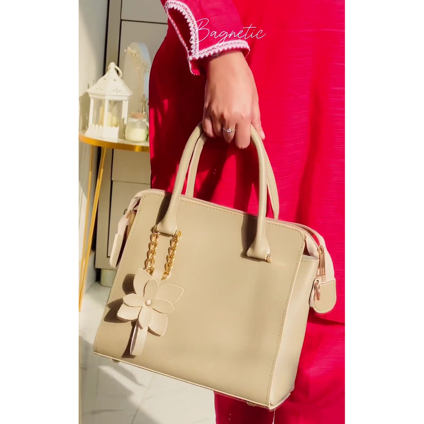 Floweret Bag Beige